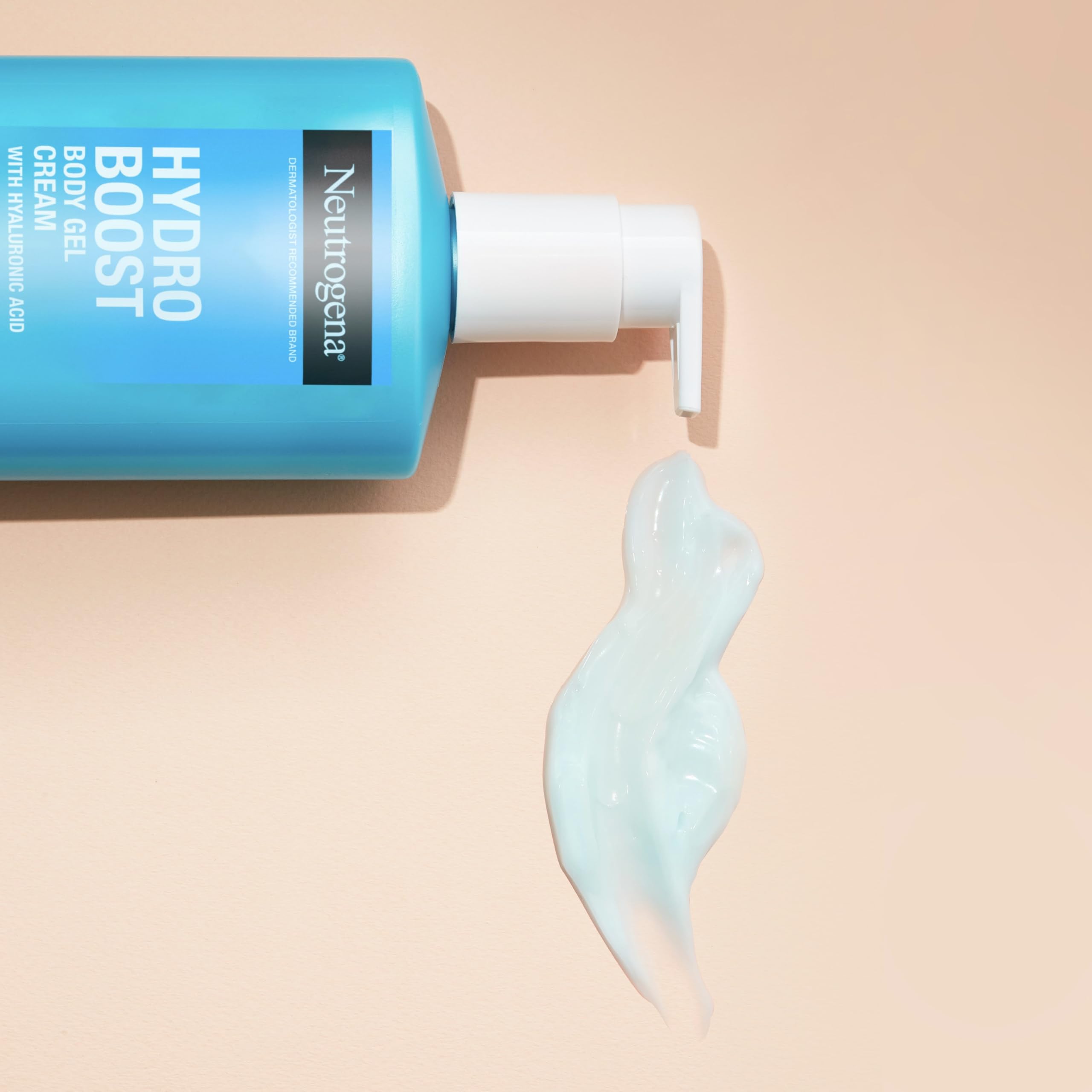 Neutrogena Hydro Boost Cuerpo Gel Crema, ácido hialurónico para retener humedad en la piel.