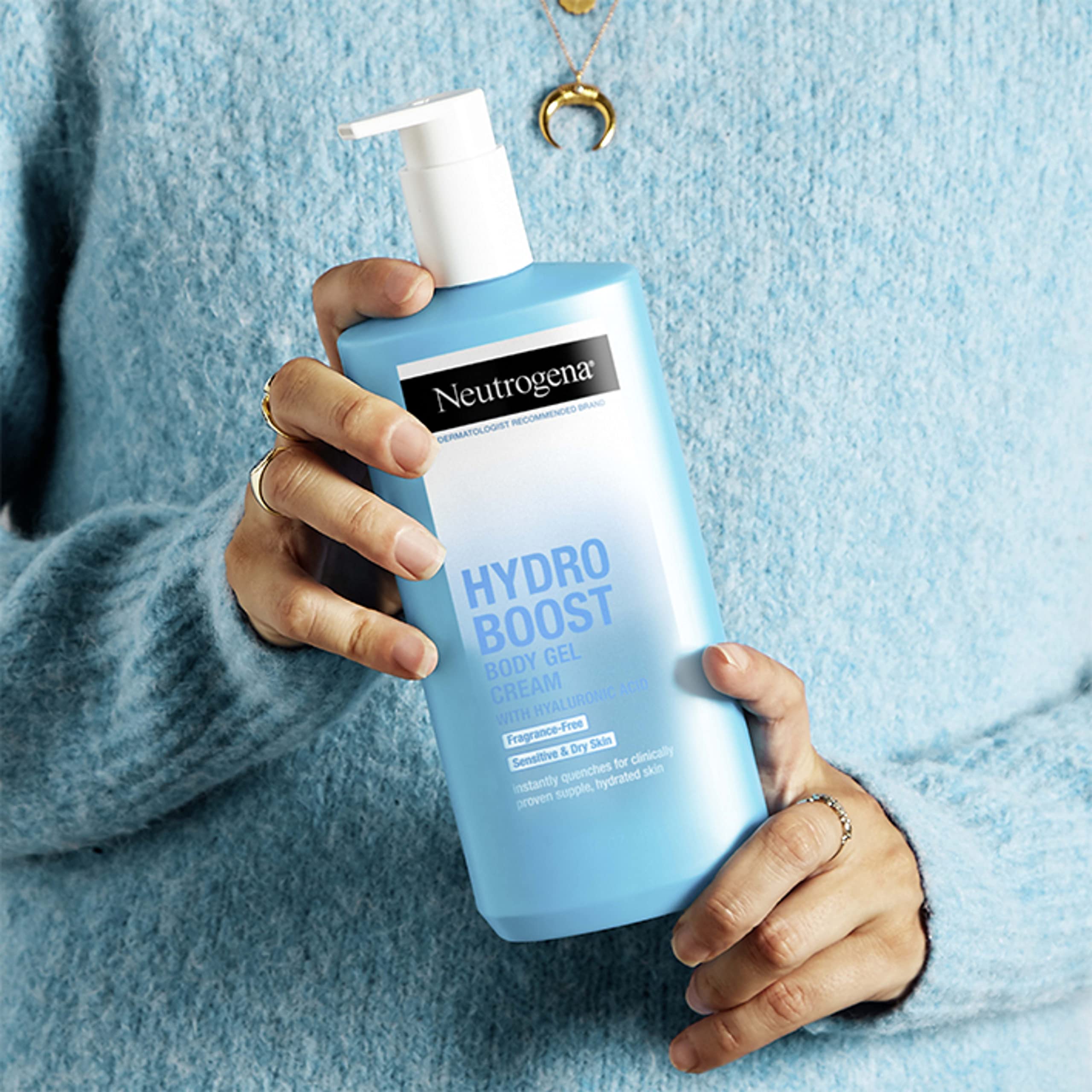 Neutrogena Hydro Boost Cuerpo Gel Crema, uso diario en todo el cuerpo.