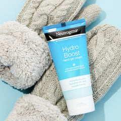 Aplicación suave de Hydro Boost en la palma, absorción rápida sin grasa.