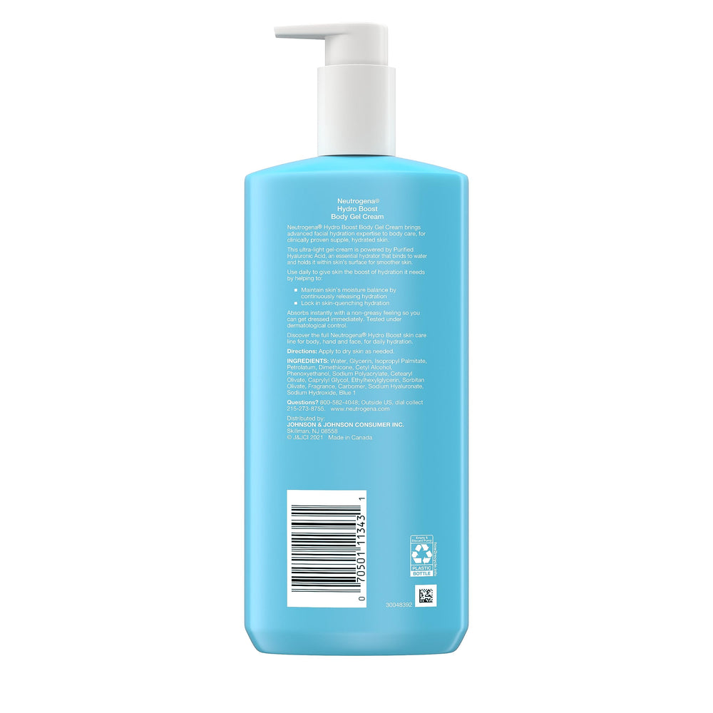 Two-pack Neutrogena Hydro Boost packaging on shelf.