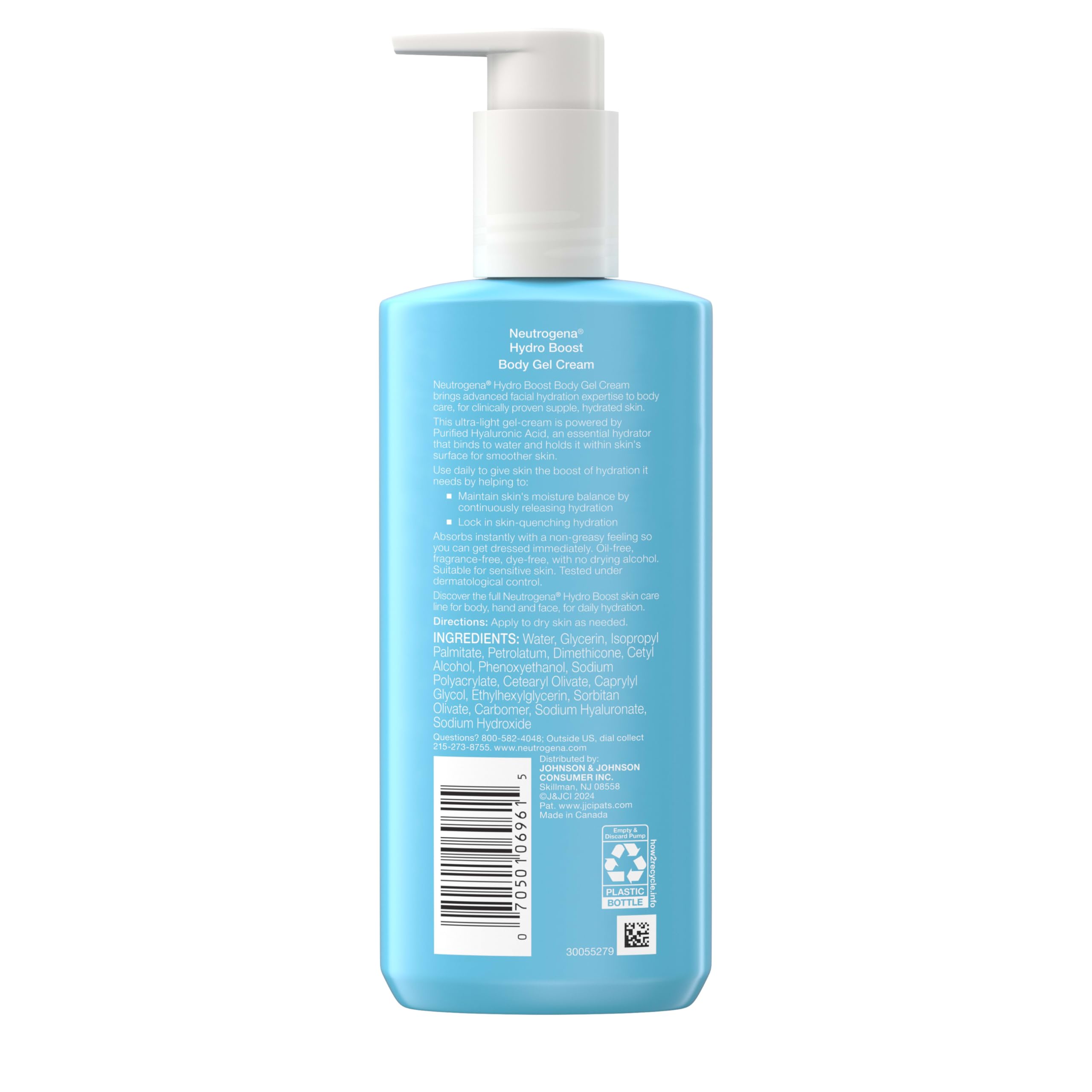 Neutrogena Hydro Boost, bote de 8.5 onzas para uso diario.