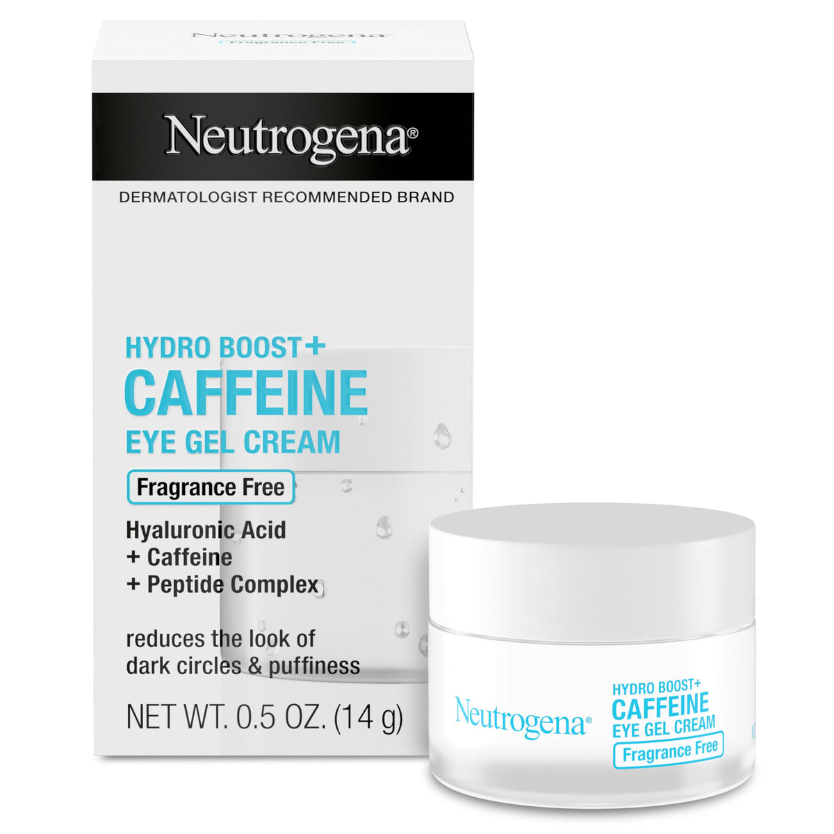 Neutrogena Hydro Boost Caféina para ojos: gel hidratante de rápida absorción.