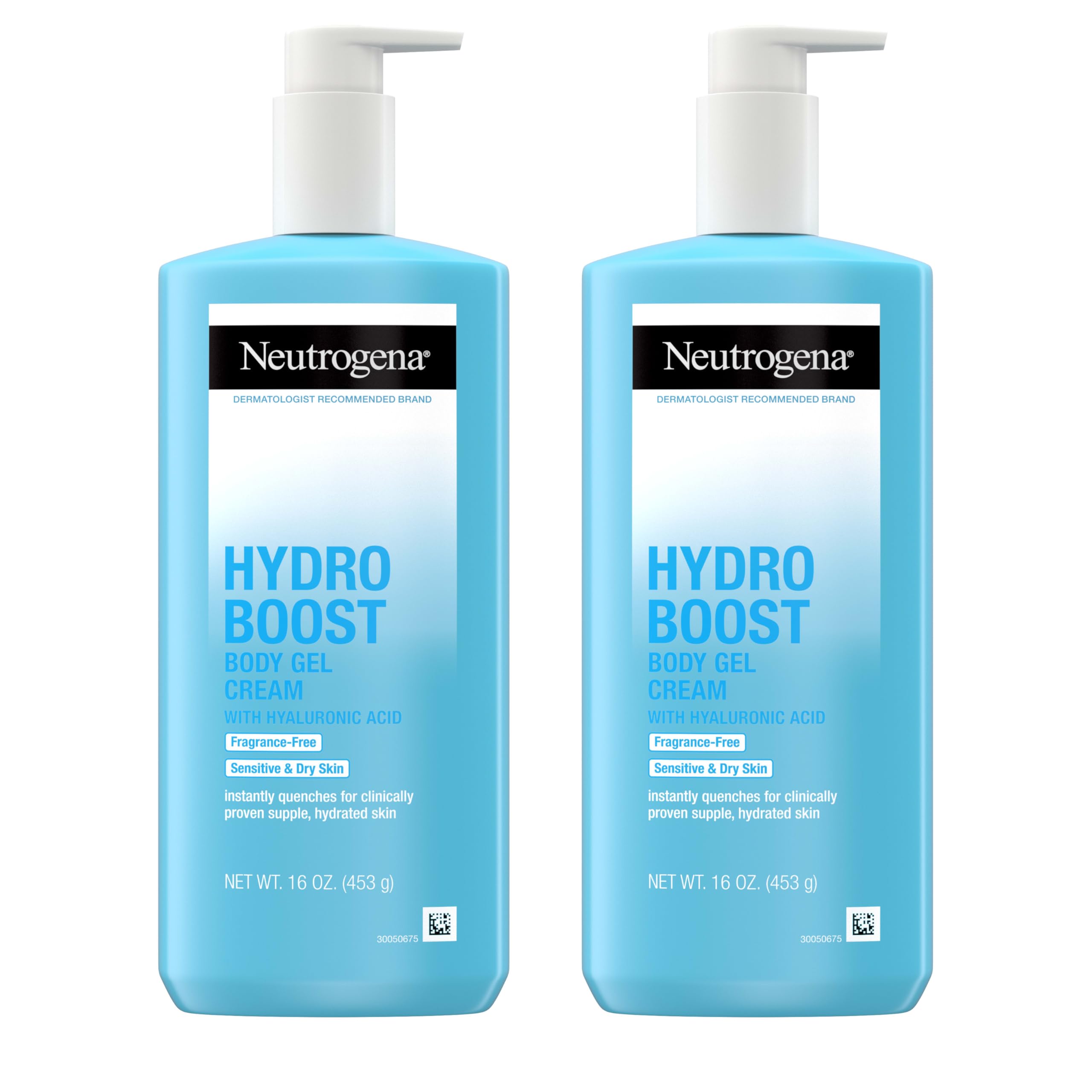 Neutrogena Hydro Boost Cuerpo Gel Crema, hidratación inmediata para piel seca.