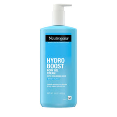 Neutrogena Hydro Boost: bote vertido, textura ligera para hidratación diaria.