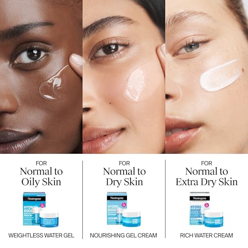 Daily routine image featuring Neutrogena Hydro Boost steps for morning care.