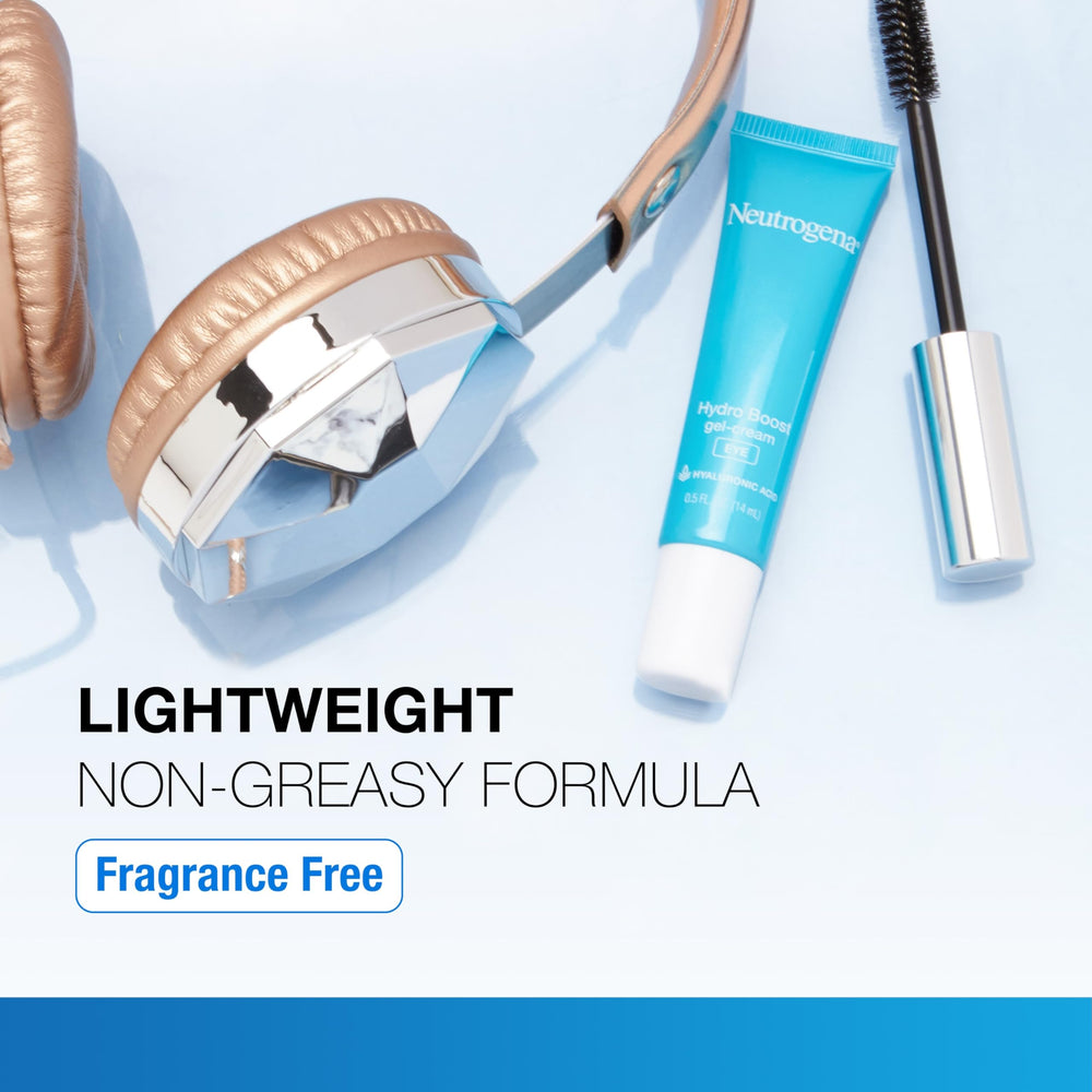 Neutrogena Hydro Boost envase compacto para ojos, práctico para viaje.