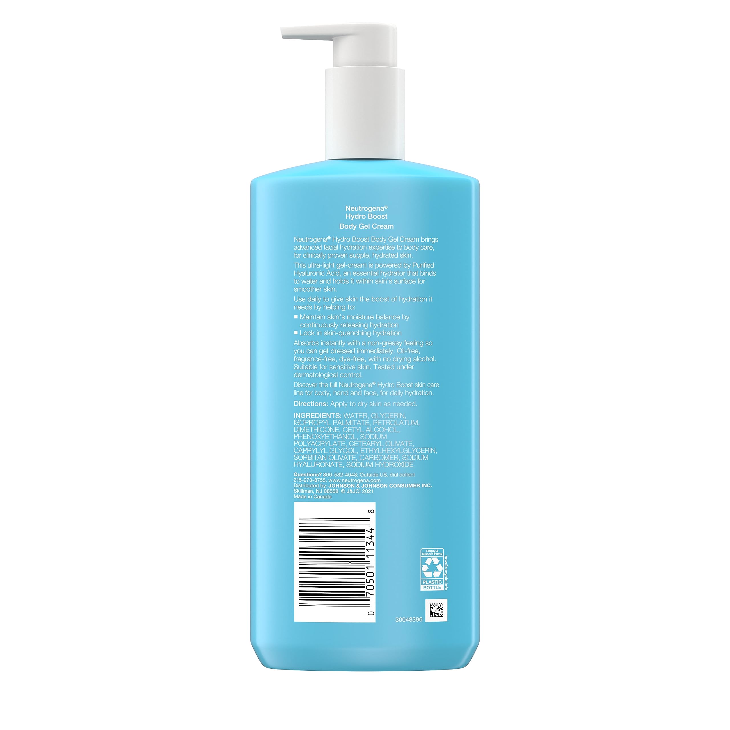 Neutrogena Hydro Boost, envases dobles de 16 oz para mayor comodidad.