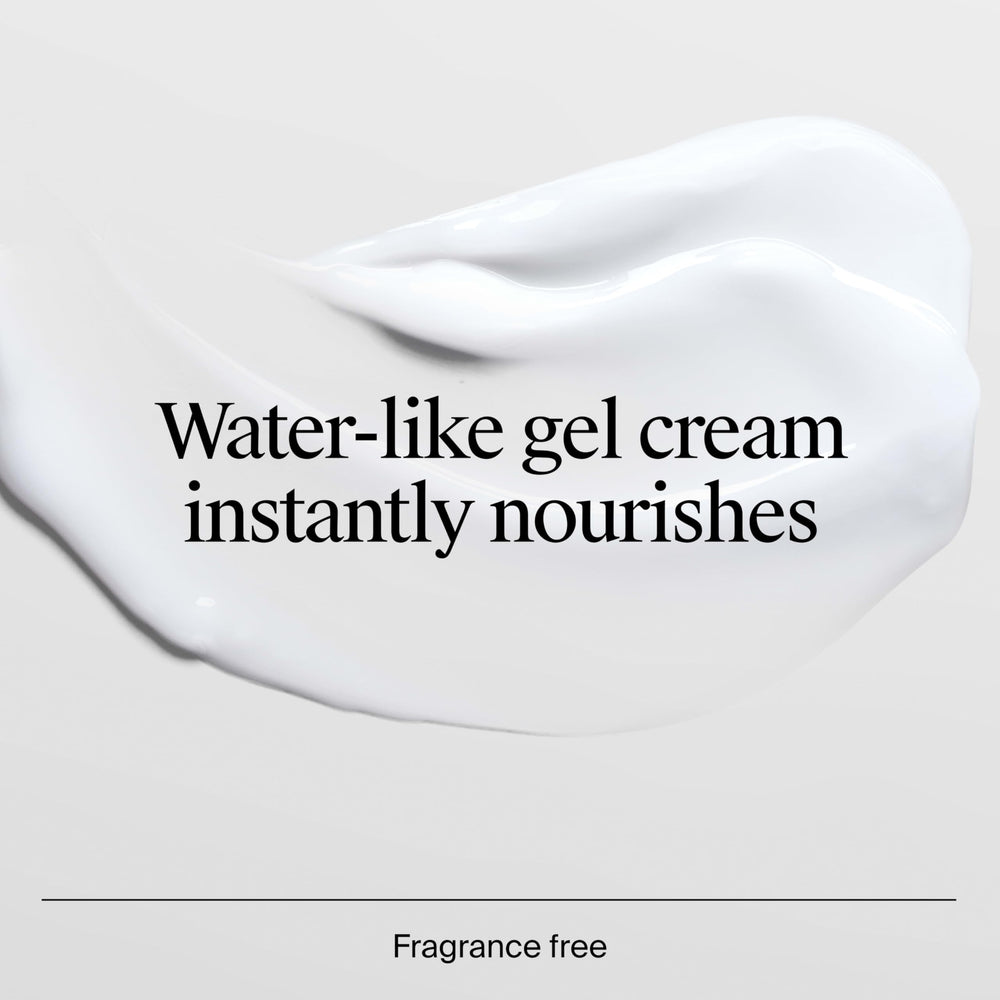 Neutrogena Hydro Boost Gel Cream on skin showing non-greasy absorption.