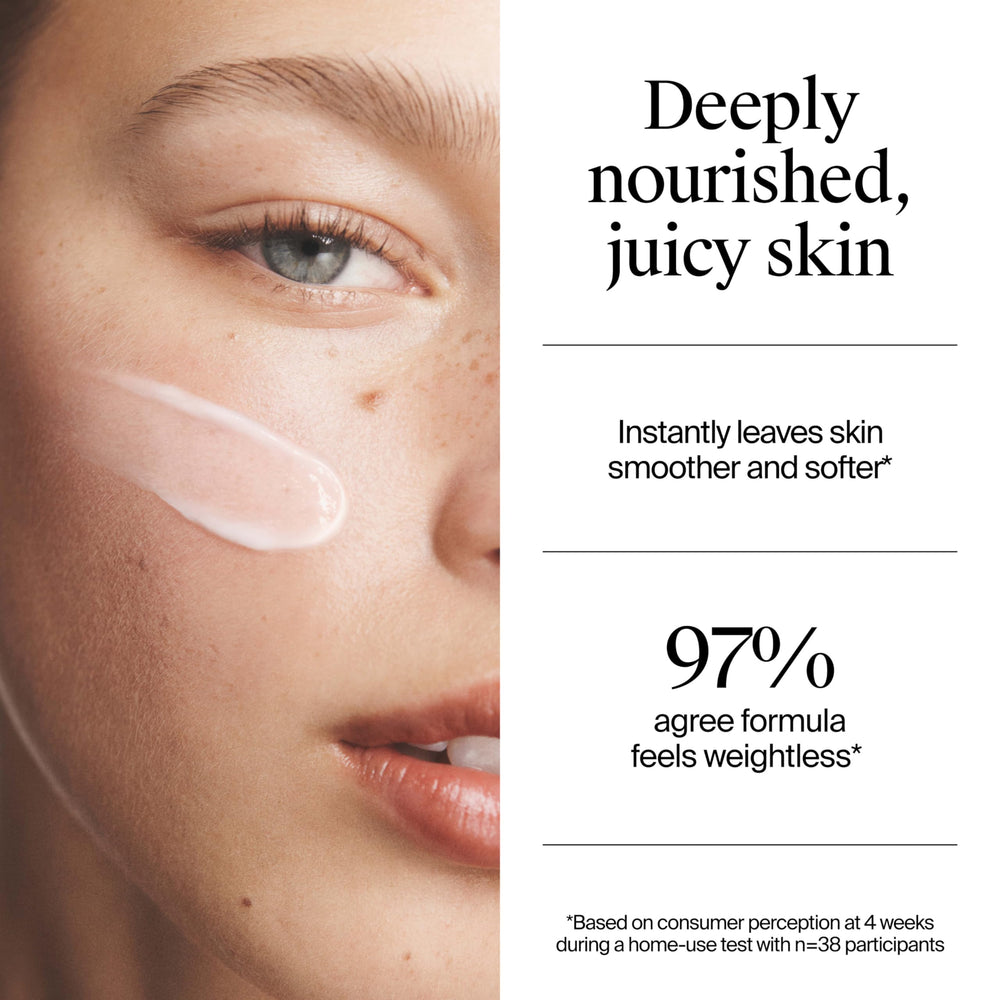 Neutrogena Hydro Boost Gel Cream muestra absorción rápida sin sensación grasa.