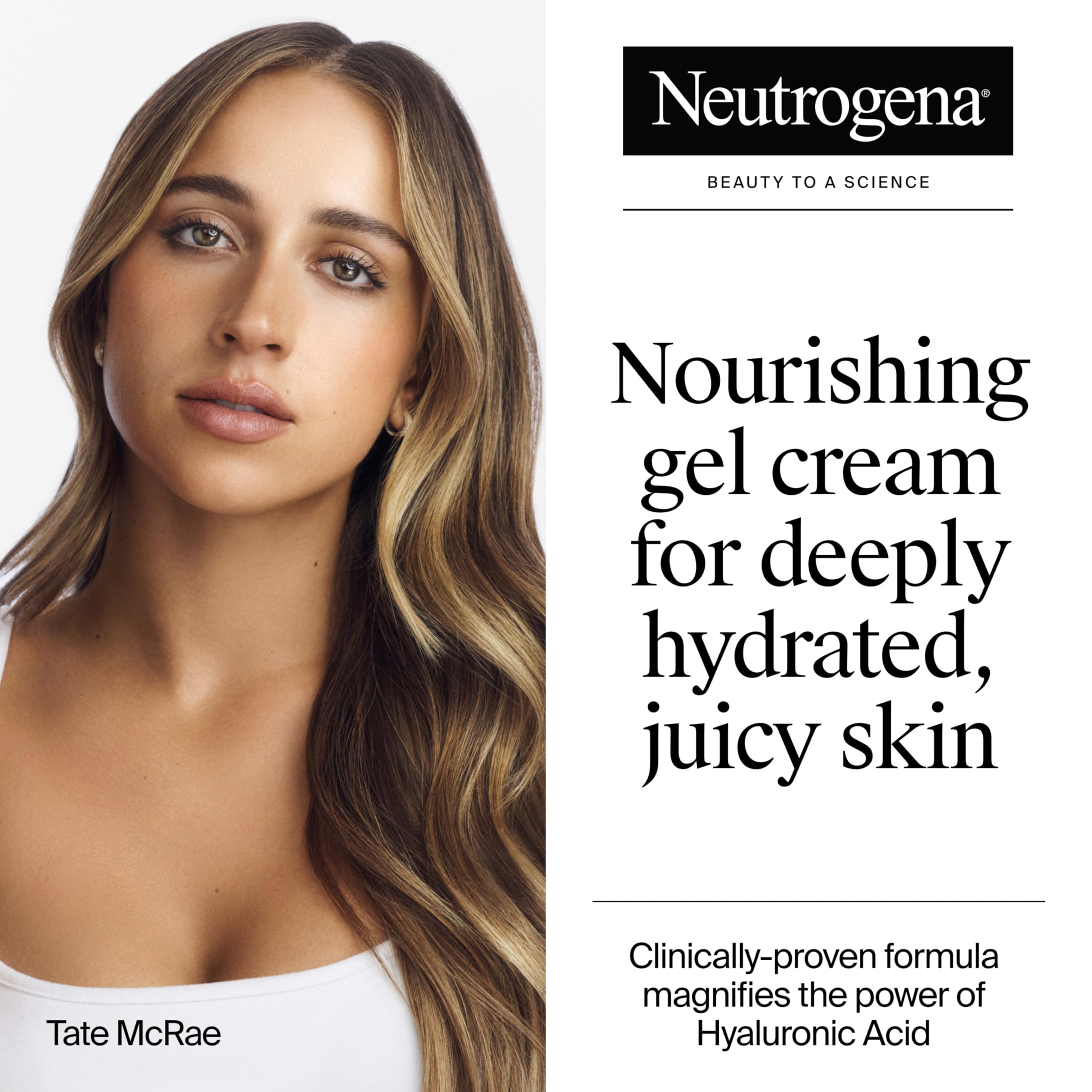 Textura gel ligero de Neutrogena Hydro Boost, absorción rápida y sensación fresca.