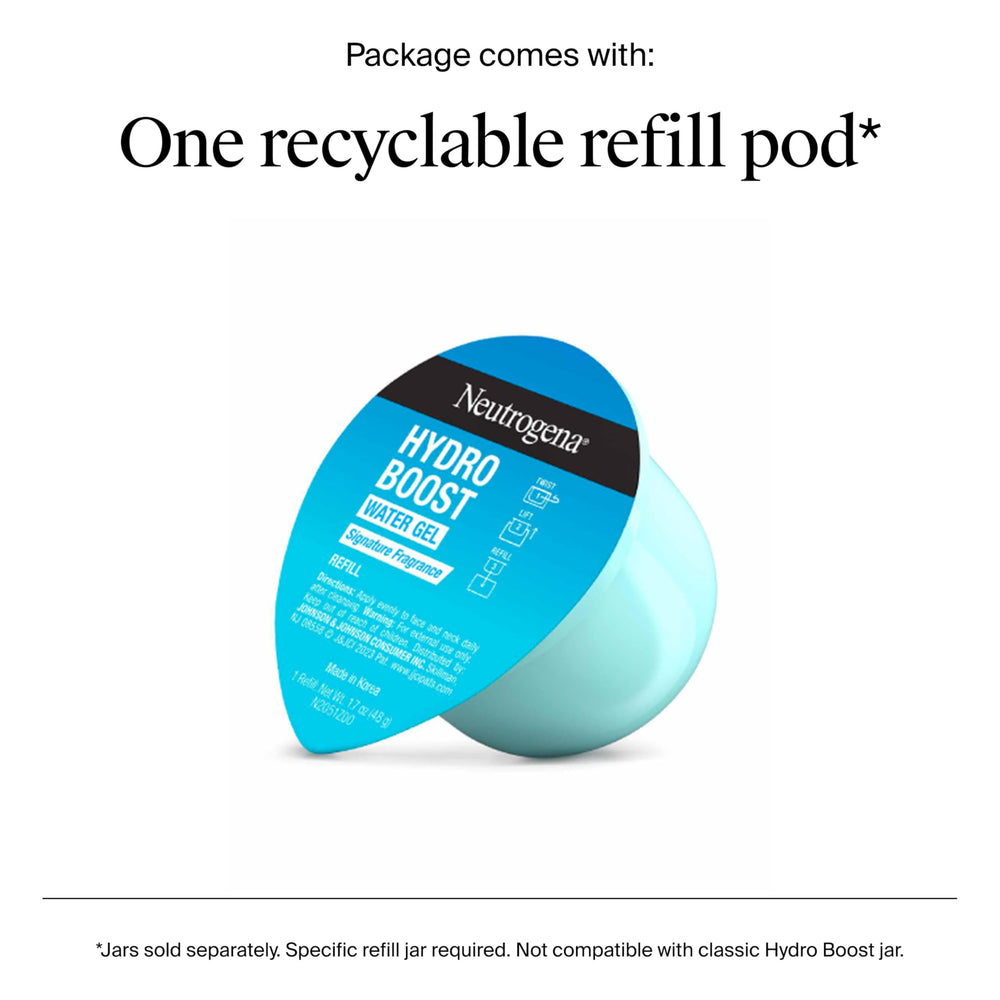 Gel textura refrescante de Neutrogena Hydro Boost para la piel.