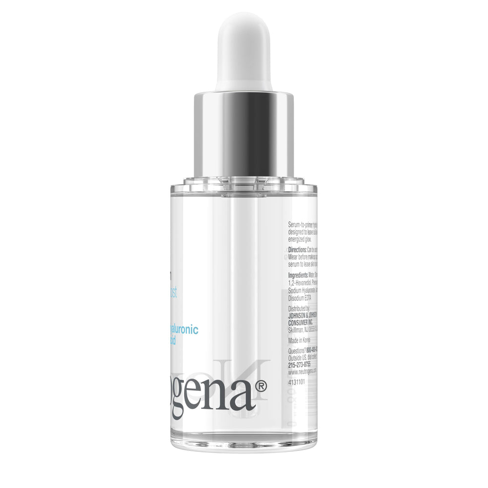 Neutrogena Hydro Boost Glow Booster con dosificador para aplicación controlada.