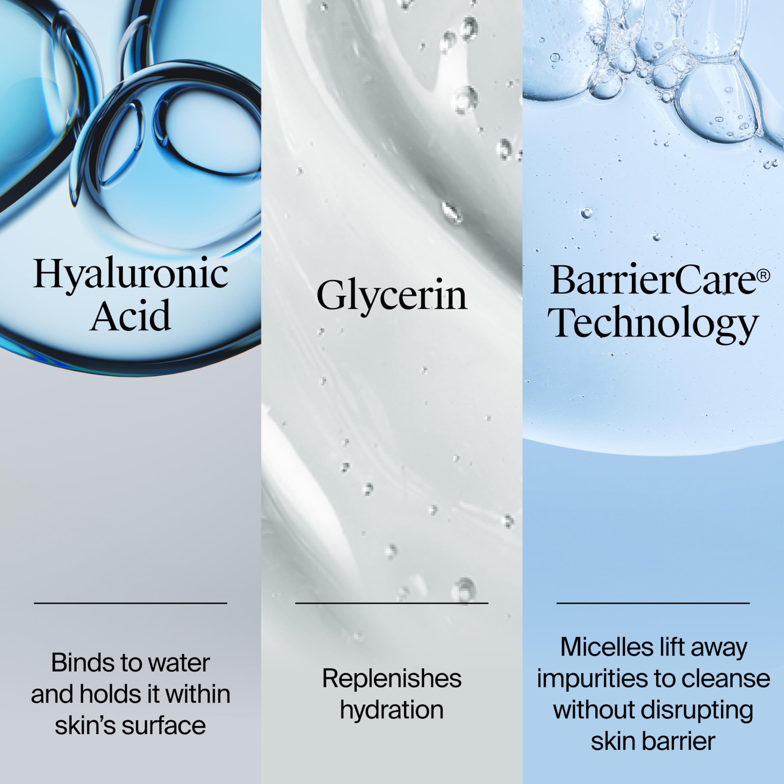 Neutrogena Hydro Boost con ácido hialurónico, hidratación profunda y duradera.