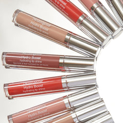 Neutrogena Hydro Boost Lip Gloss Berry Brown color provides vibrant hue with a luminous finish.