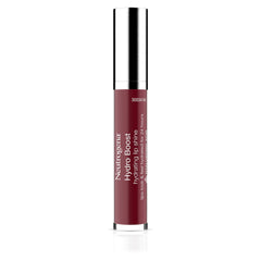 Neutrogena Hydro Boost Lip Gloss tube closeup highlights hydrated, glossy lips.