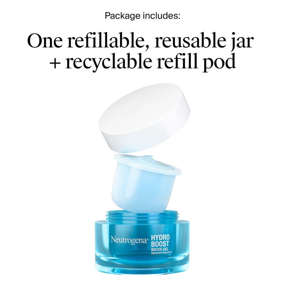 Close-up of Neutrogena Hydro Boost refill pod for easy refills