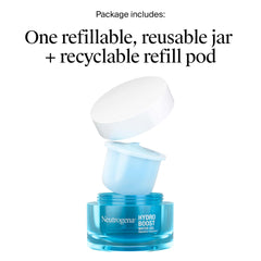 Close-up of Neutrogena Hydro Boost refill pod for easy refills