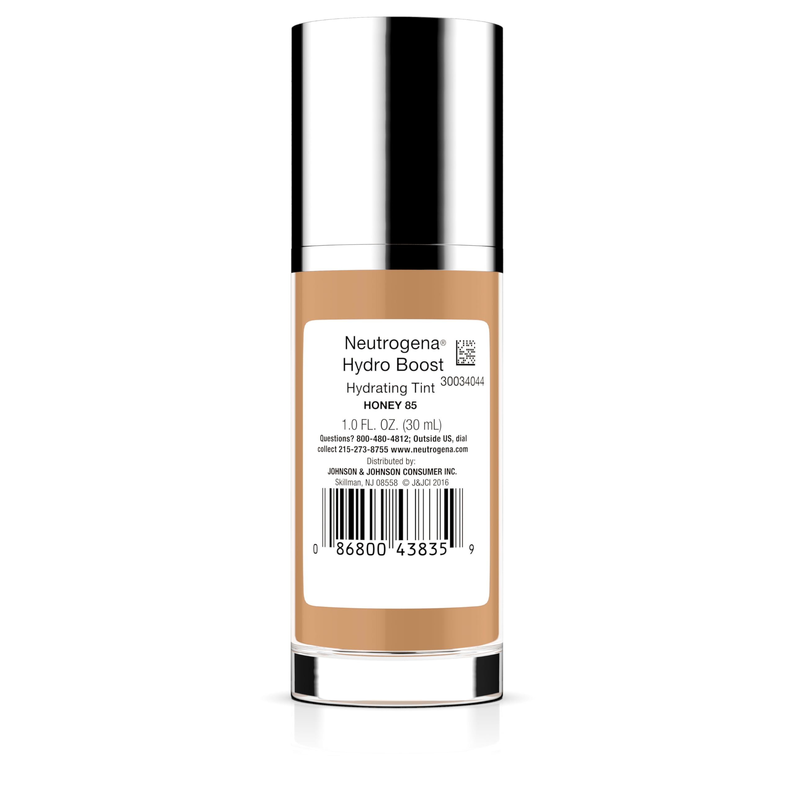 Neutrogena Hydro Boost Tinte ofrece hidratación de 24 horas para piel seca.