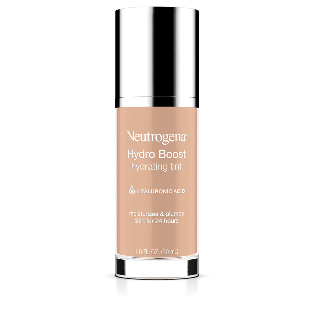 Neutrogena Hydro Boost Tinte hidratante en botella, textura suave que aporta hidratación visible al instante