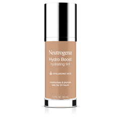 Neutrogena Hydro Boost tinte en botella, hidratación para piel seca.