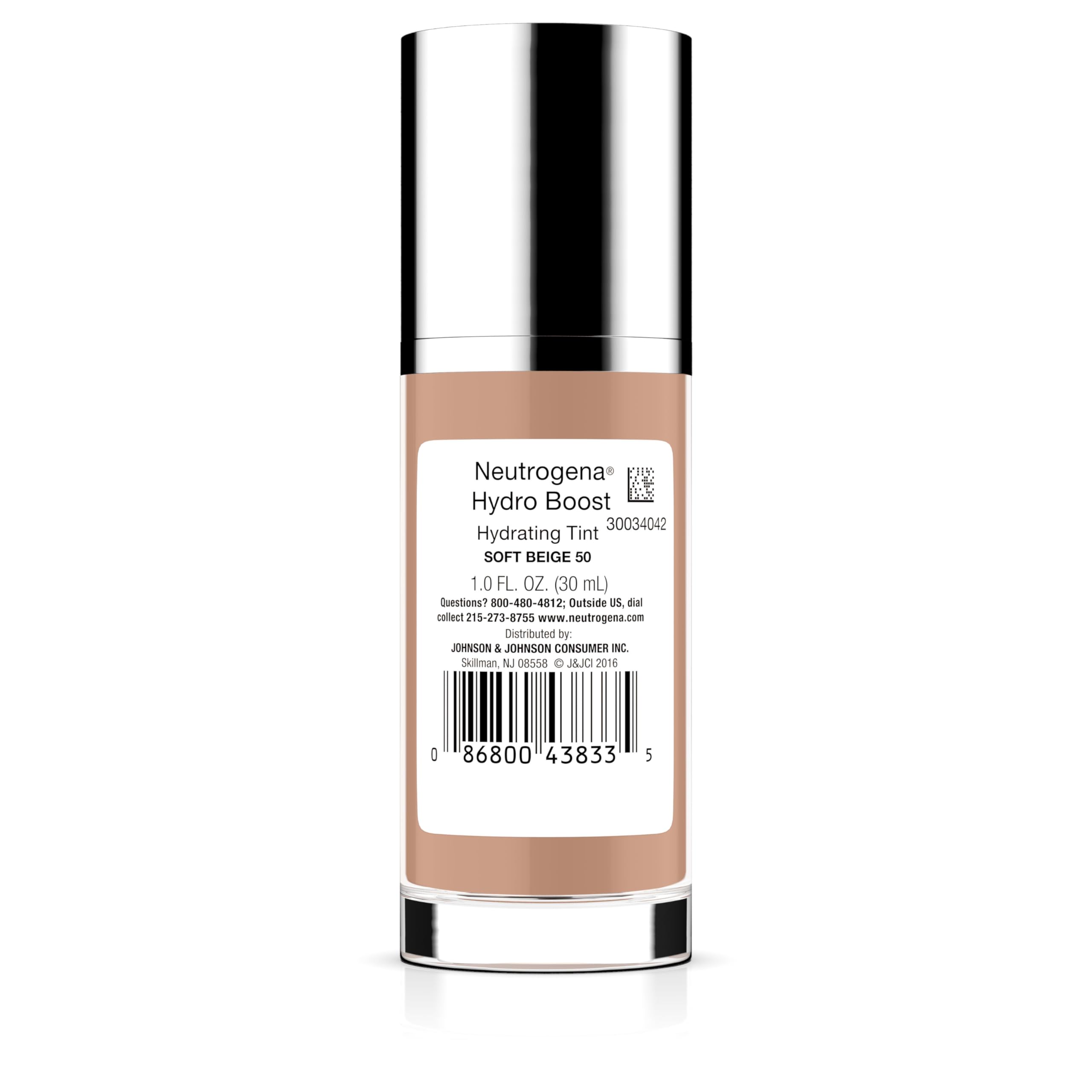 Neutrogena Hydro Boost Tinte, presentación de 30 ml para uso diario.