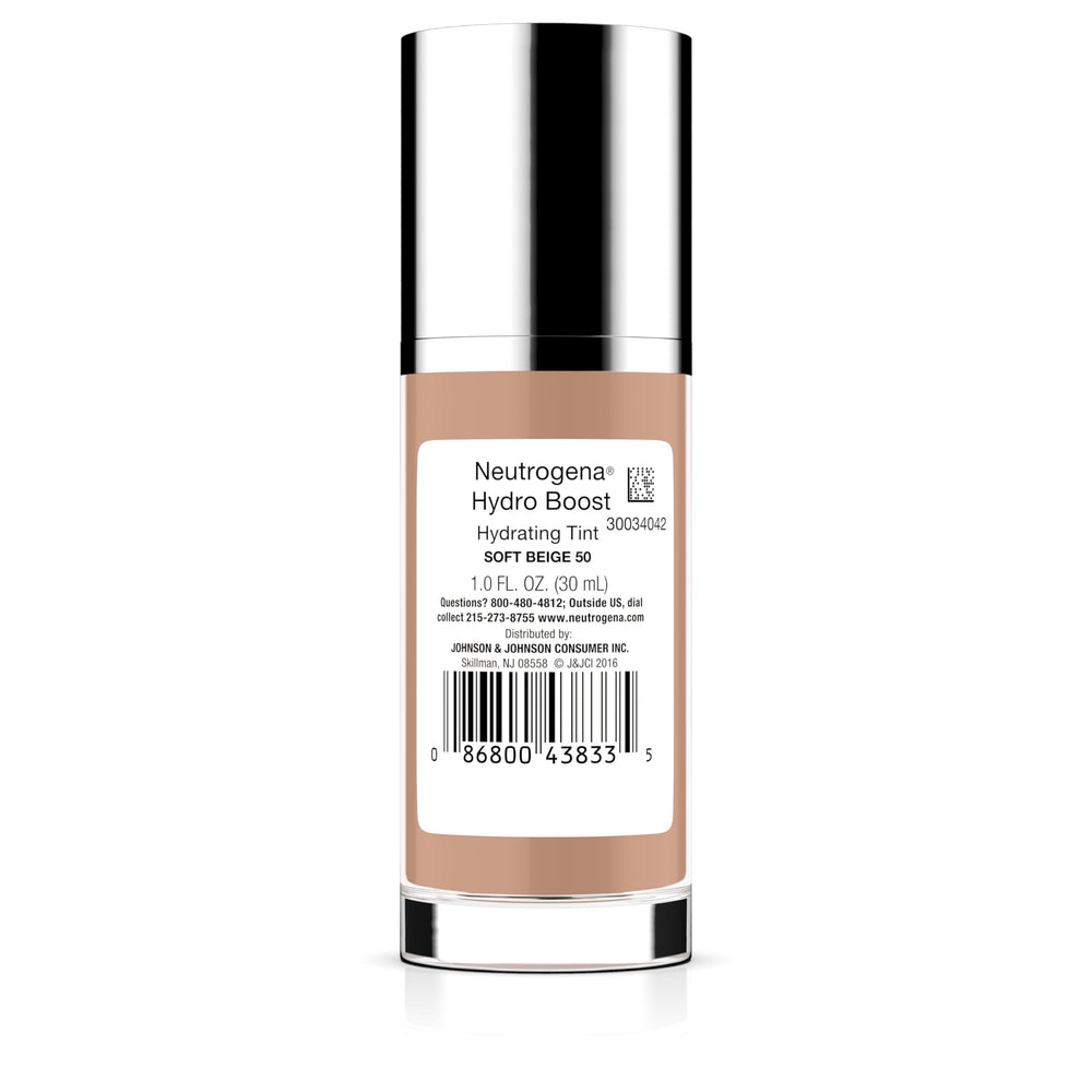 Neutrogena Hydro Boost Tinte, presentación de 30 ml para uso diario.