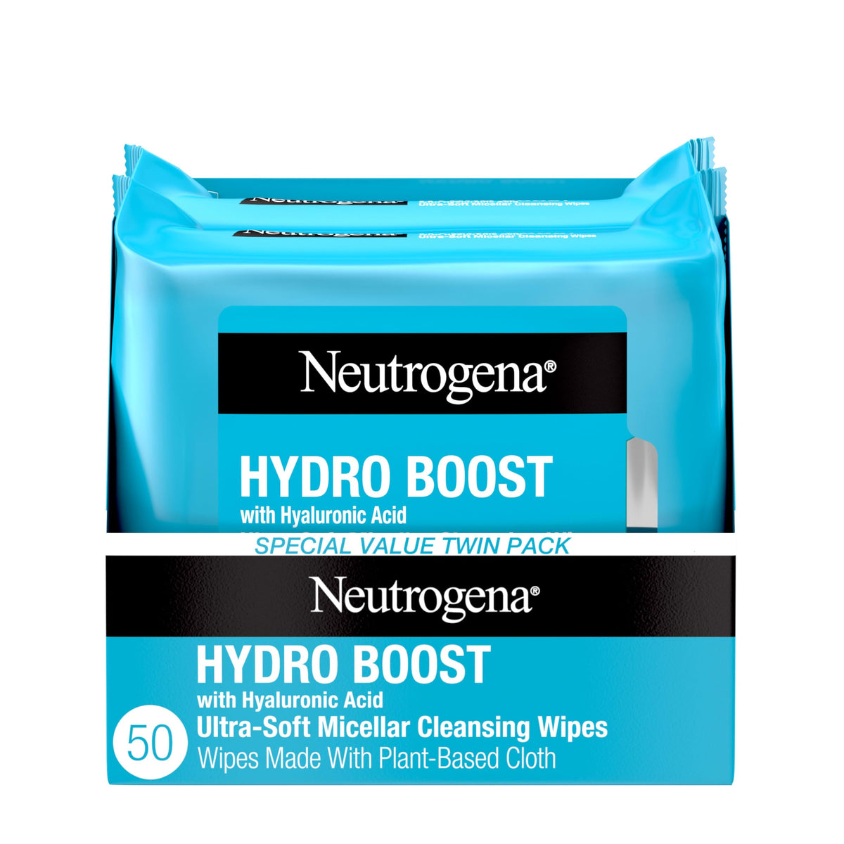 Neutrogena Hydro Boost: toallitas micelares ultrassuaves desmaquillantes sin enjuague
