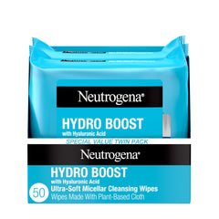 Neutrogena Hydro Boost: toallitas micelares ultrassuaves desmaquillantes sin enjuague