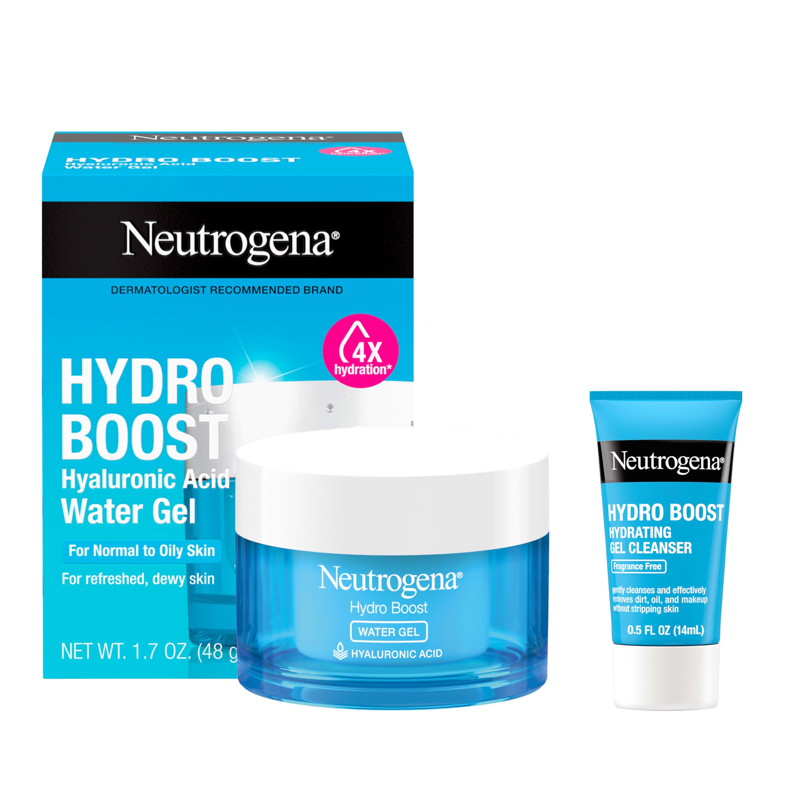 Neutrogena Hydro Boost: botella de gel hidratante para frescura diaria