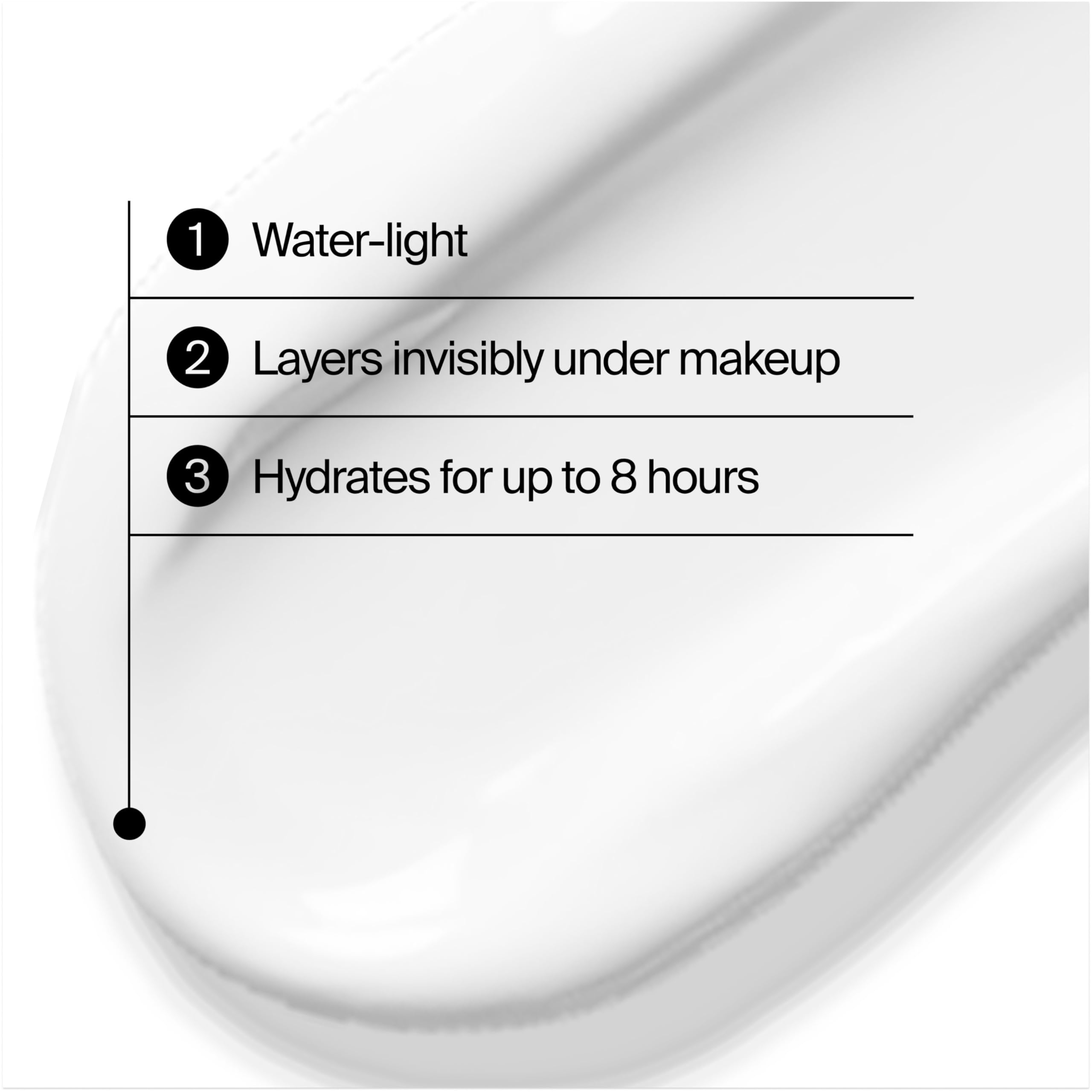 Neutrogena Hydro Boost Water Gel Sunscreen SPF 50 applied under makeup for a clean finish.