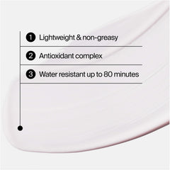 Protección UVA/UVB de Neutrogena, mantiene la piel protegida durante el día.