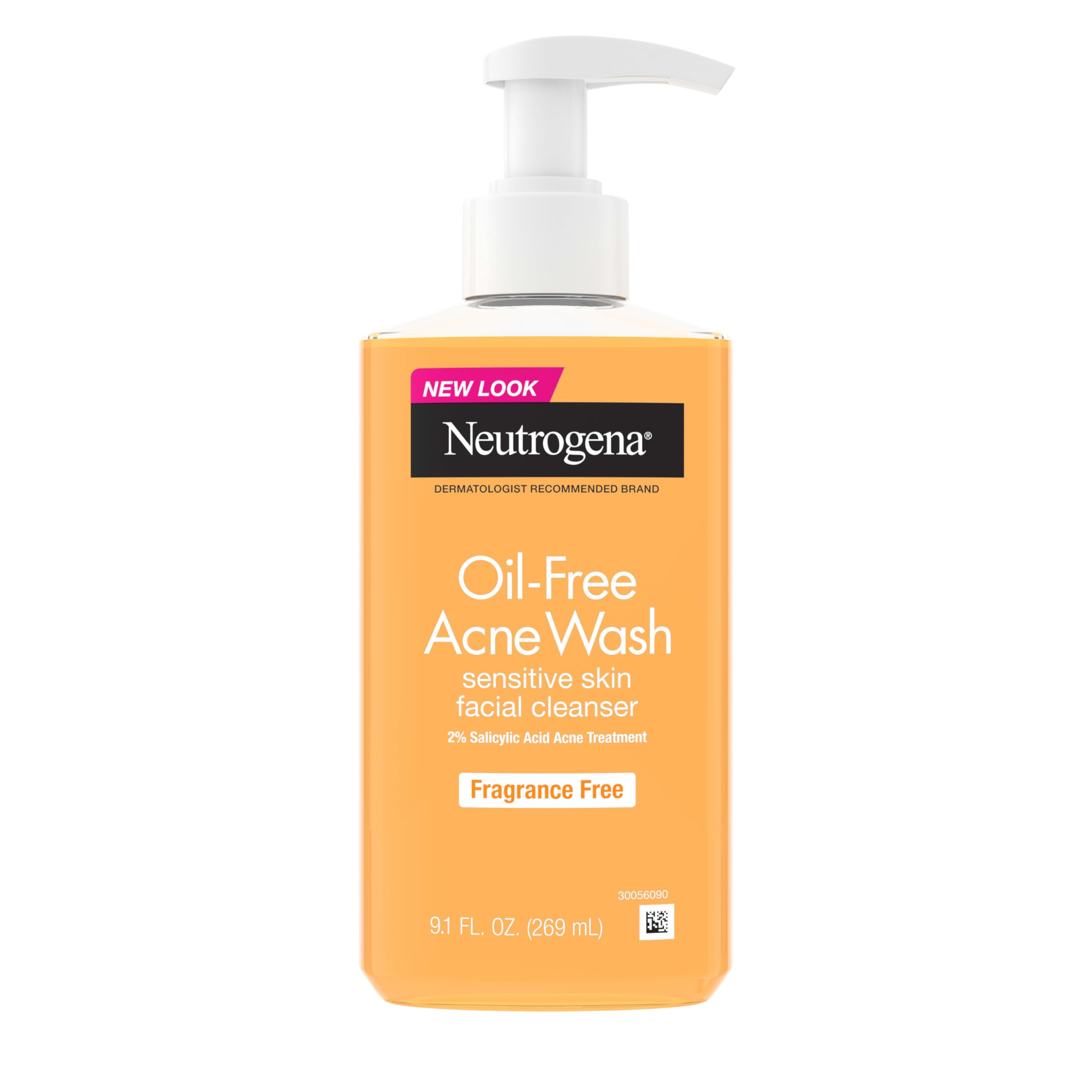 Neutrogena Limpiador acne sin fragancia, limpieza profunda en poros.