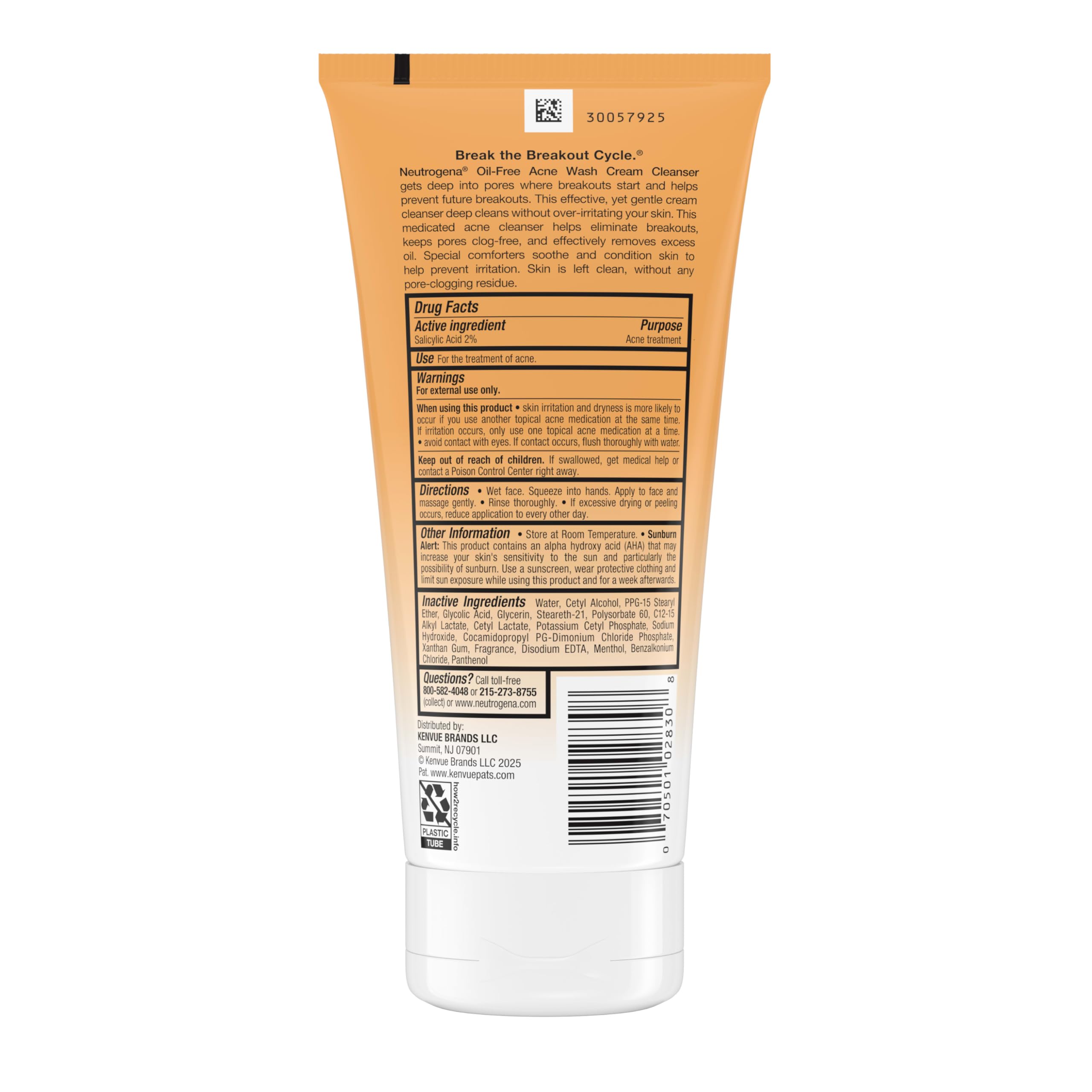 Neutrogena uso diario para piel grasa y propensa al acné