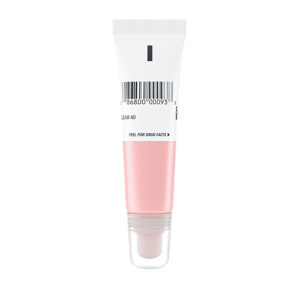 SPF 20 protection highlighted in Neutrogena MoistureShine lip gloss