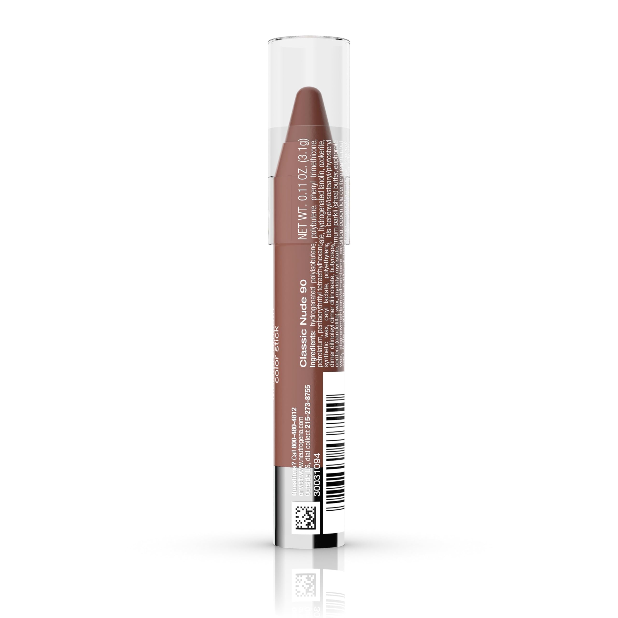 Bold creamy finish swatch for shades 90-180 by Neutrogena MoistureSmooth