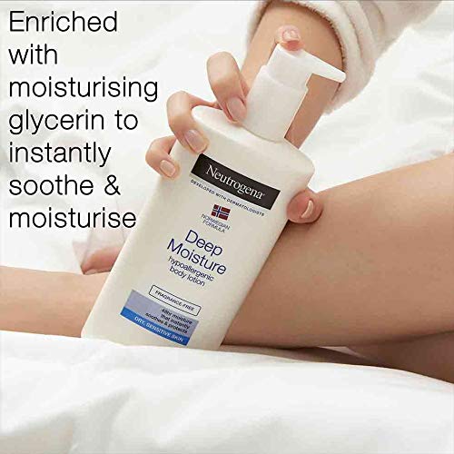 Close-up of Neutrogena label showing dermatologist-developed formula.