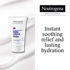 Two-ounce Neutrogena hand cream tube ready for a quick dab to hydrate dry hands.
