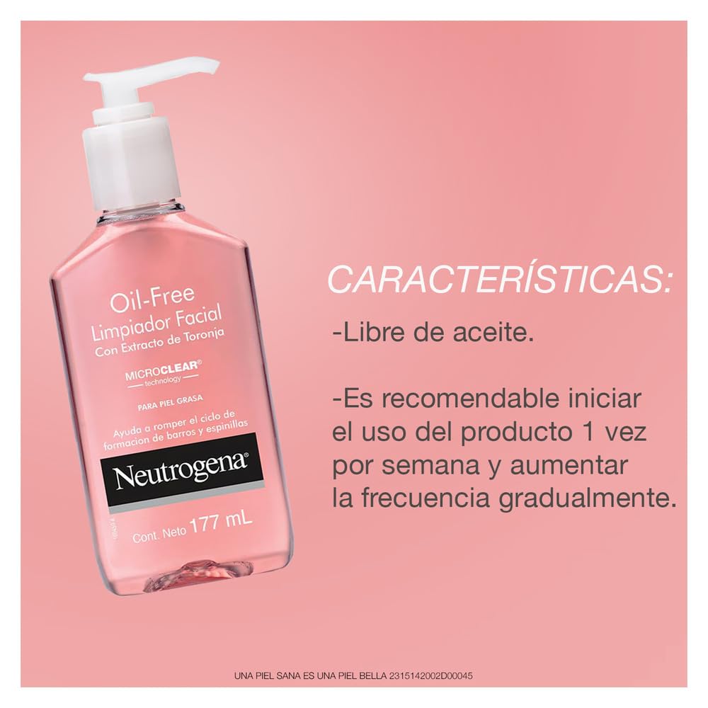 Neutrogena oil-free acne liquid cleanser foam cleanses pores and reduces oil