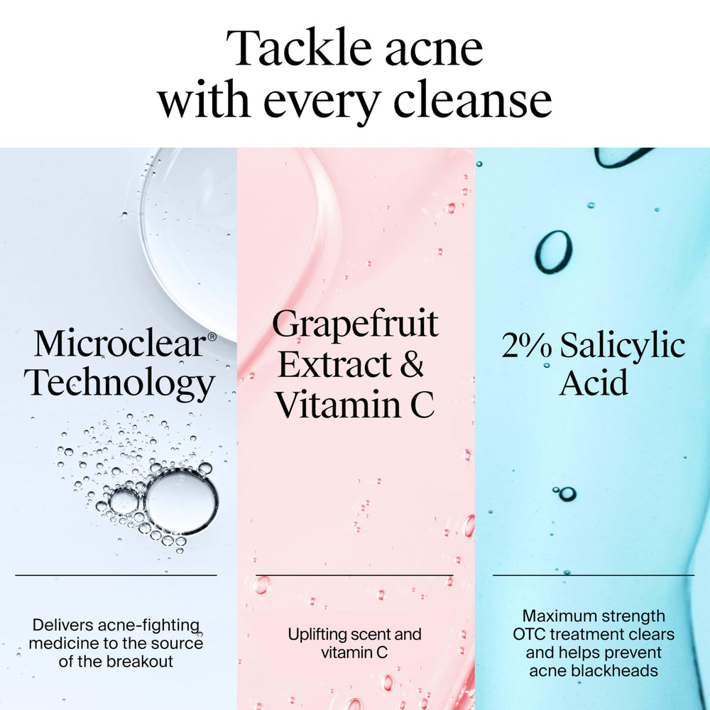 Product on bathroom shelf showing daily use in skincare routine.
