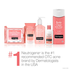 Neutrogena microbeads visible in formula for smoother skin.