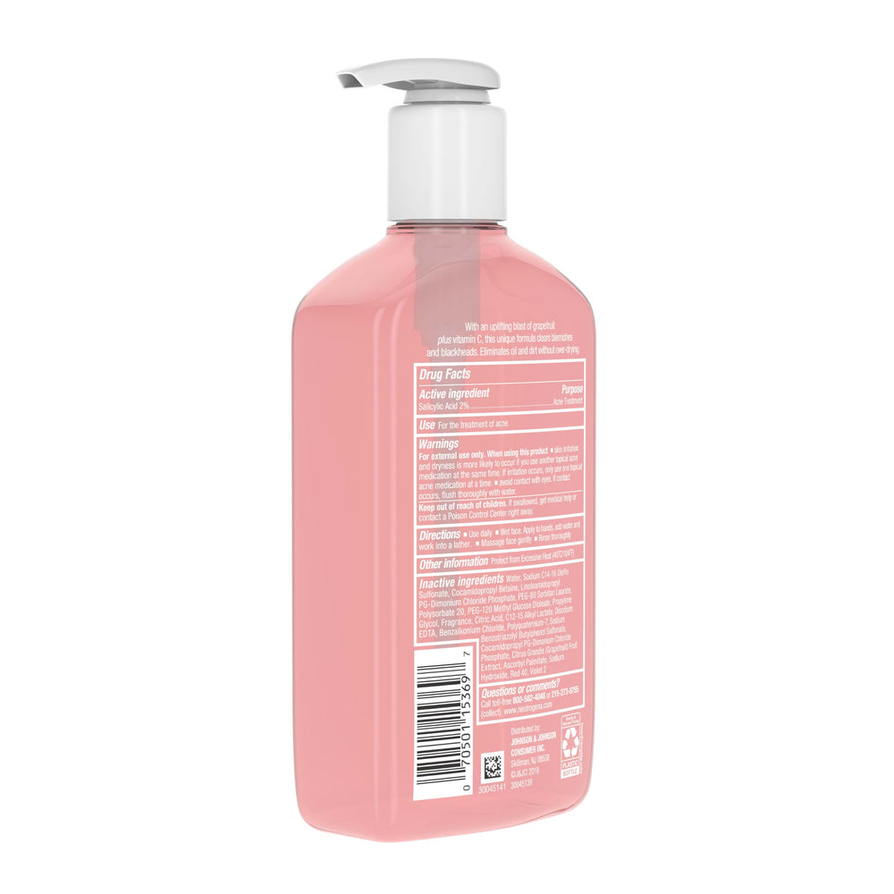 Foam removes dirt and oil without over-drying.