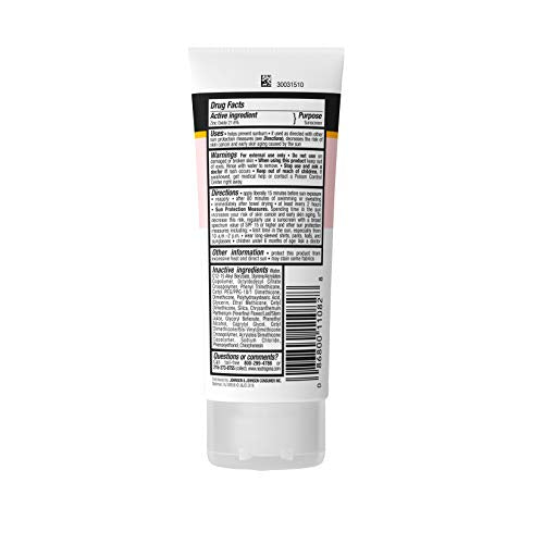 Dermatologist-tested Neutrogena Pure & Free baby sunscreen bottle featured.