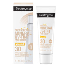 Aplicación suave en la piel con Neutrogena Purescreen+ Mineral UV Tint para un acabado natural.