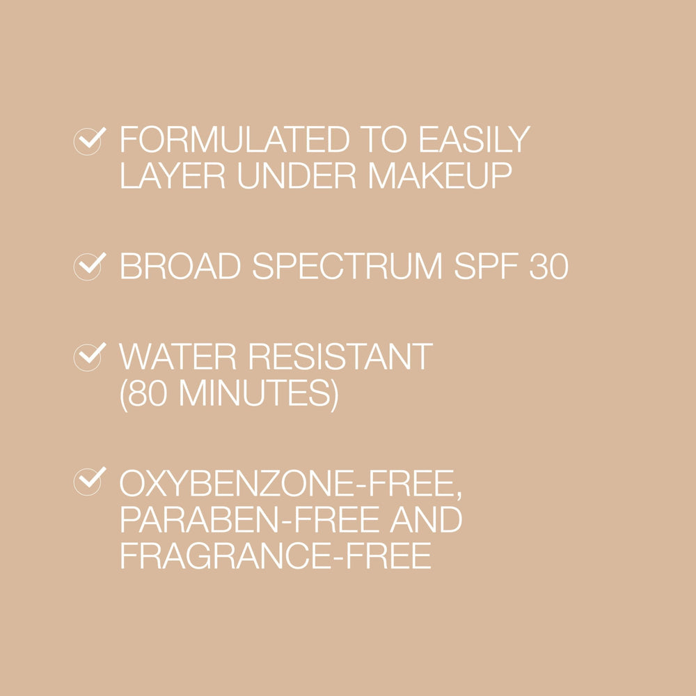 Tono natural de Neutrogena Purescreen+ Mineral UV Tint que se funde con la piel.