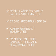 Tono natural de Neutrogena Purescreen+ Mineral UV Tint que se funde con la piel.