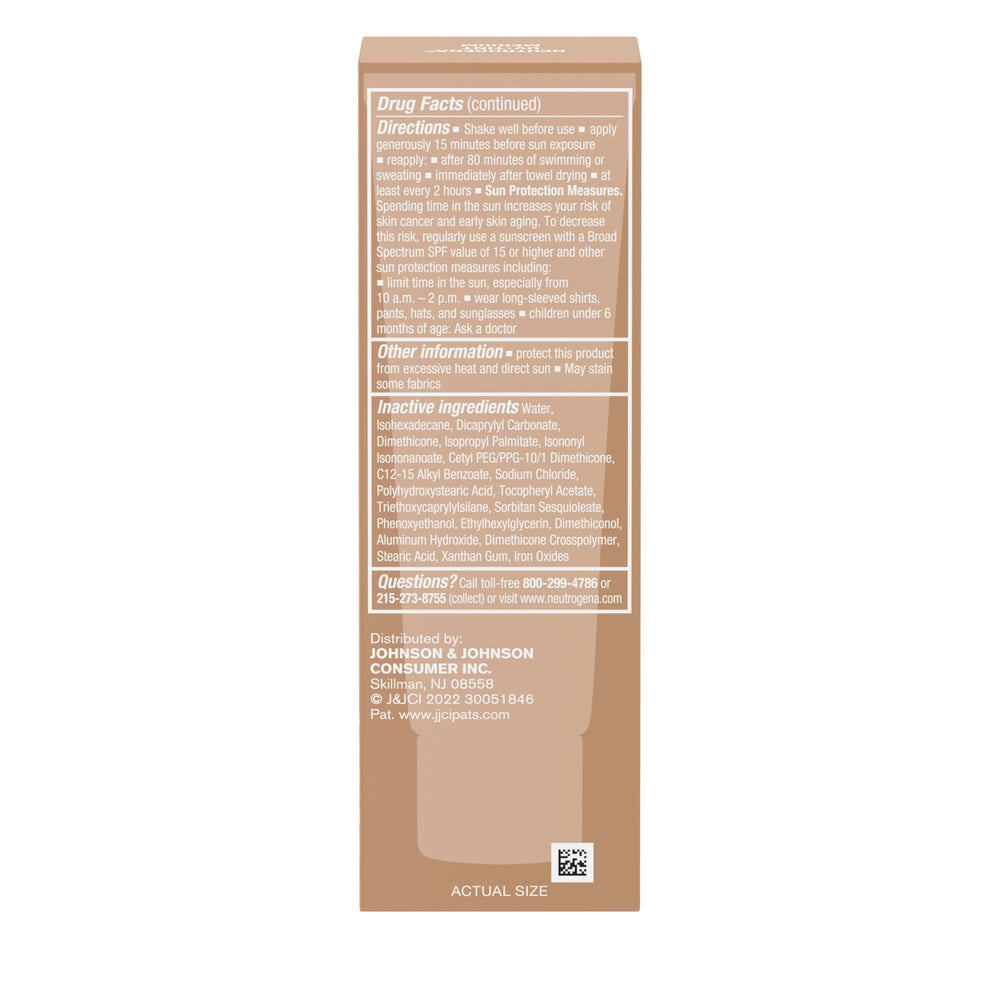 Neutrogena Purescreen+ sin fragancia y sin parabenos para piel sensible.