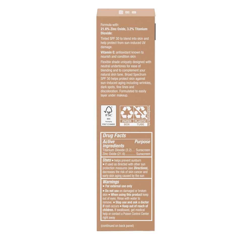 Neutrogena Purescreen+ vitamina E cuida la piel durante el día.