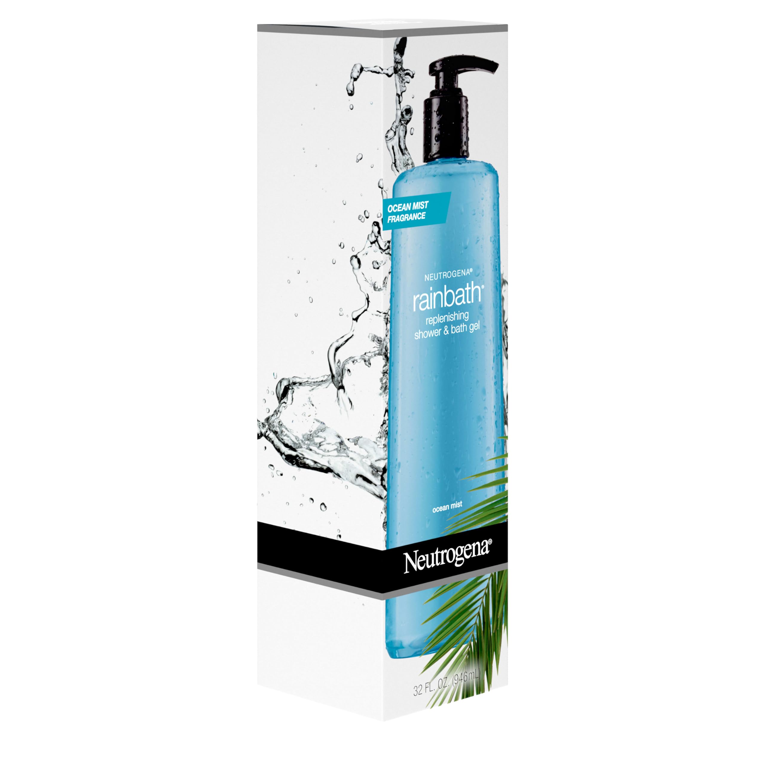 Neutrogena Rainbath, envase de 946 ml, conveniencia para la familia.