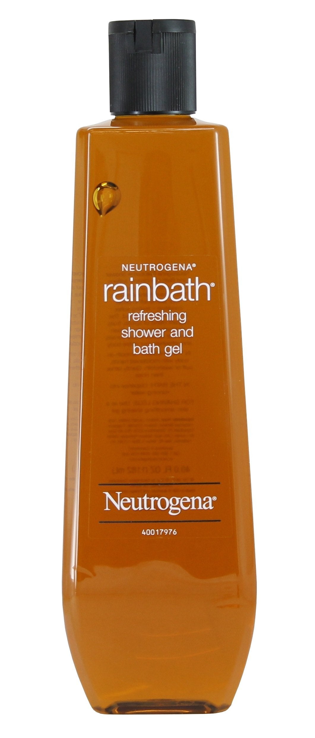 Neutrogena Rainbath shower gel bottle offering a refreshing cleanse and skin softness