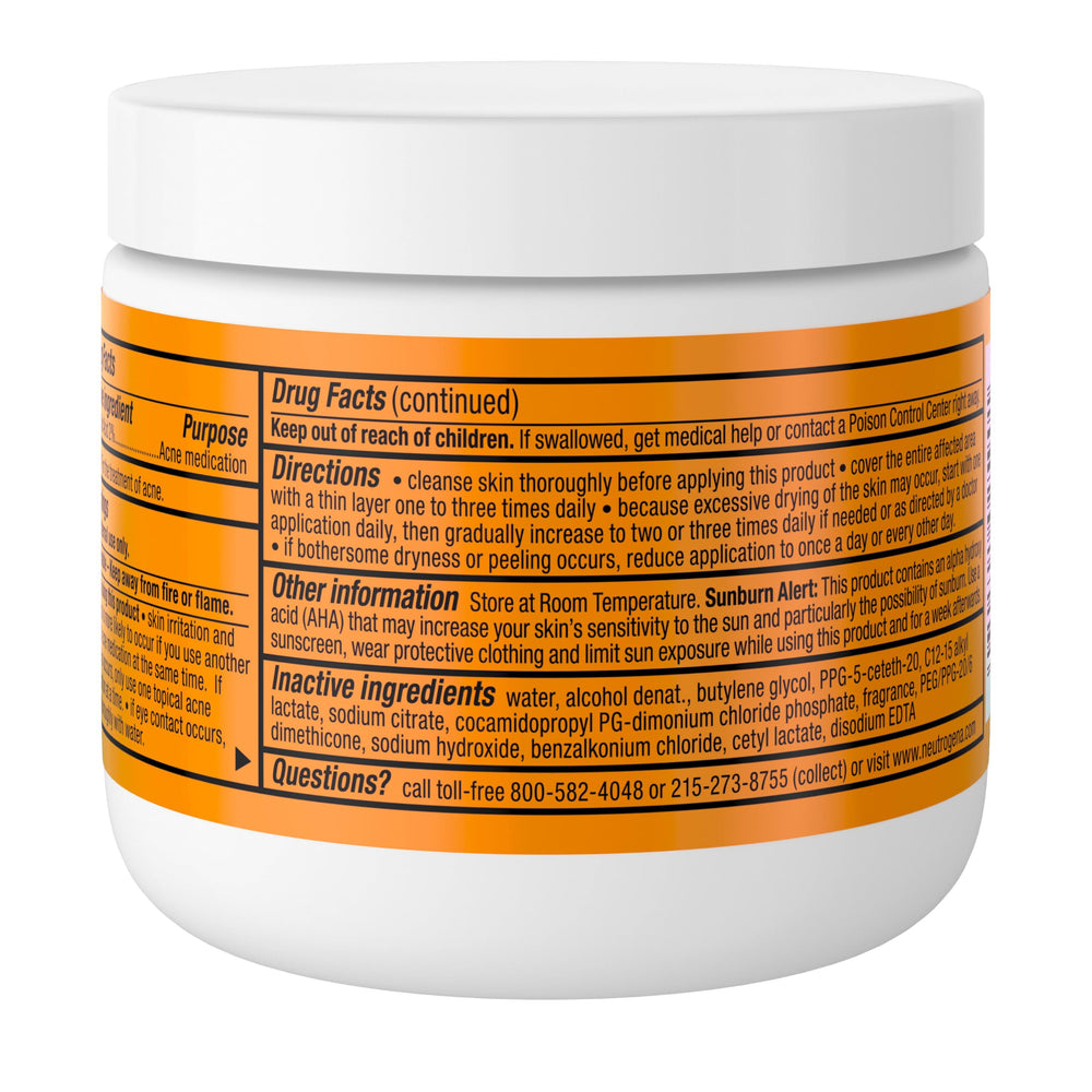 Product packaging highlighting 60 pads and oil-control benefits.